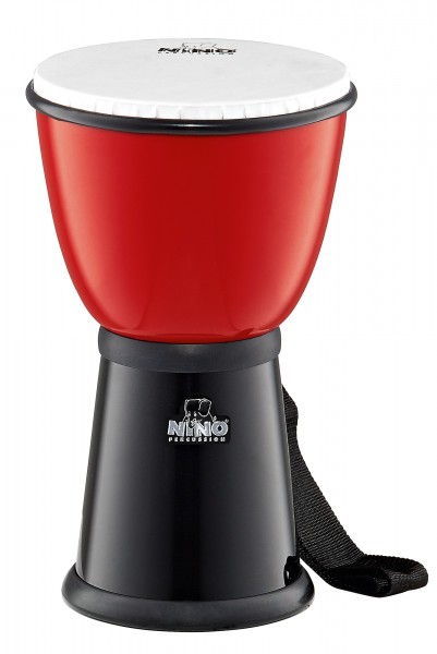 Djembe 8” rot/schwarz