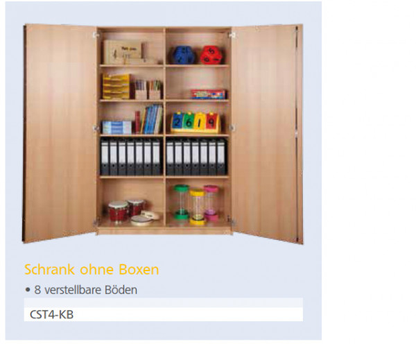 Schrank ohne Boxen, MW, 8 EB