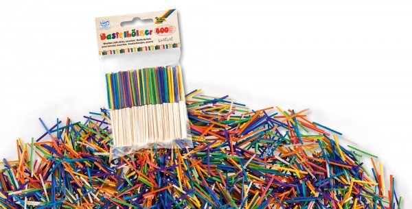 Bastelhölzer, Zündholzformat,