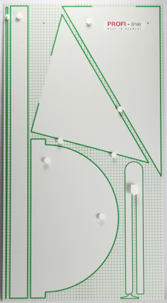 Gerätetafel 102x55cm ohne Geräte