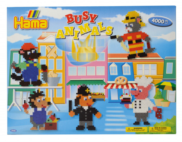 Hama Bügelperlen Set Busy Animals