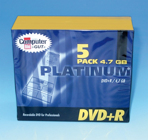 DVD-Rohlinge DVD+R - 4,7GB, 16x,