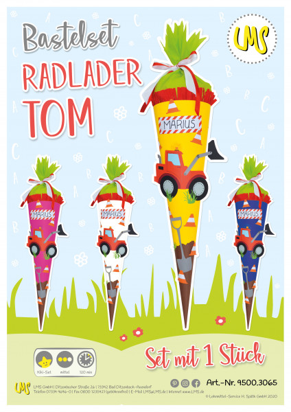 Wunsch-Schultüte ”Radlader Tom”