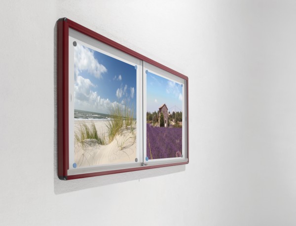 Alu-Vitrine 150 x 96 x 6 cm