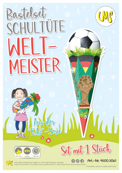 Schultüten Bastelset ”Weltmeister”