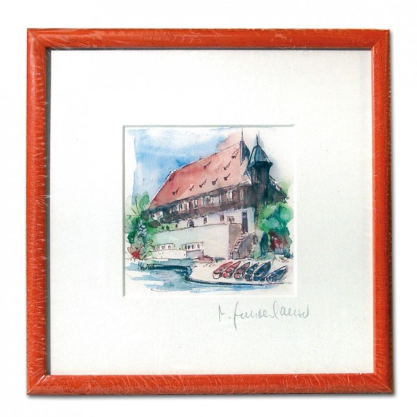 Aquarell ”Konzilgebäude Konstanz”