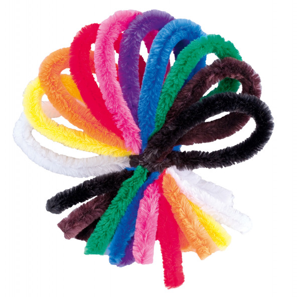 Chenilledraht 50 Stück, 50 cm lang