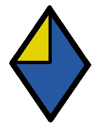 Oktaeder Längsschnitt