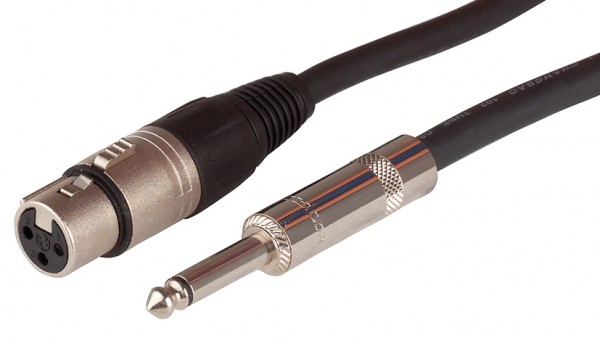 Kabel 1,5m XLR-Klinke