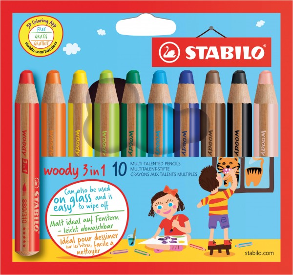 Farbstift-Etui Stabilo Woody