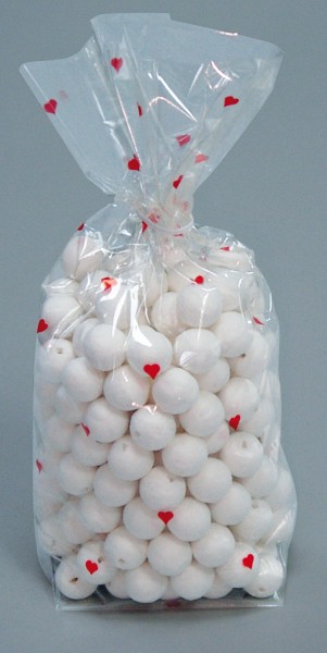 Zellglasbeutel mit Herzdruck