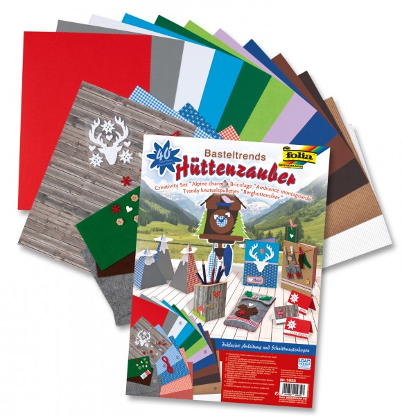 Bastelset Hüttenzauber 40 Teile