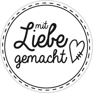 Stempel ”mit Liebe gemacht”