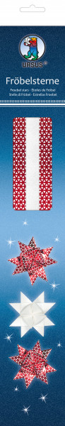 Fröbelsterne rot/weiß
