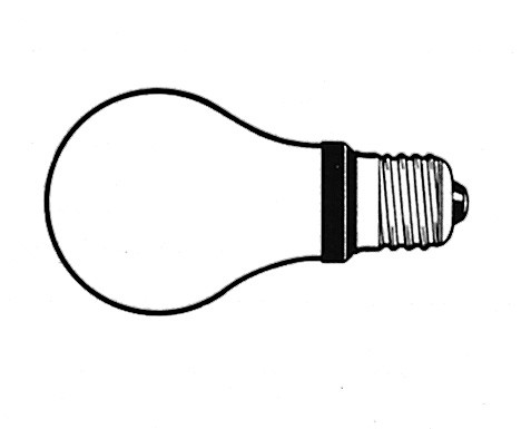Lampe 220 V - 250 W, Sockel E 27