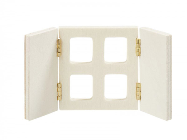 Wichtelzubehör Fenster, 11,5x6cm, Holz