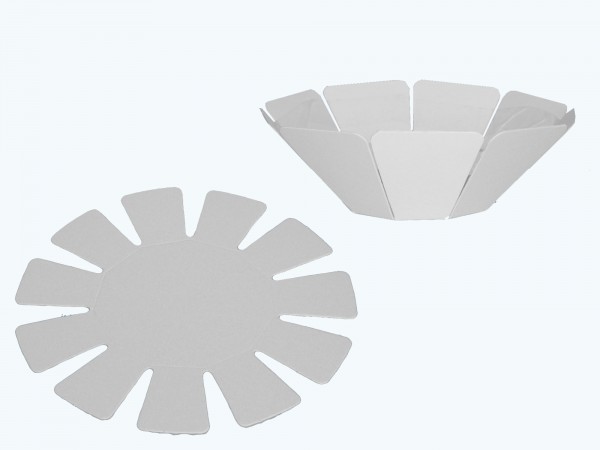 Flechtvorlage blanko, aus Karton