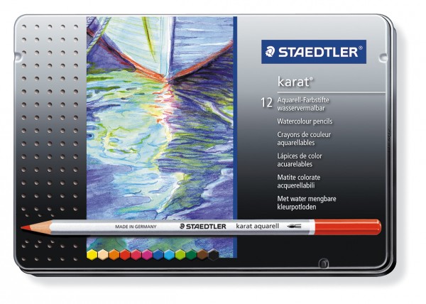 Karat Aquarell Blechetui 12 Farben