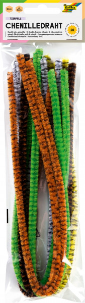 Chenilledraht 10 Stück, 50 cm lang