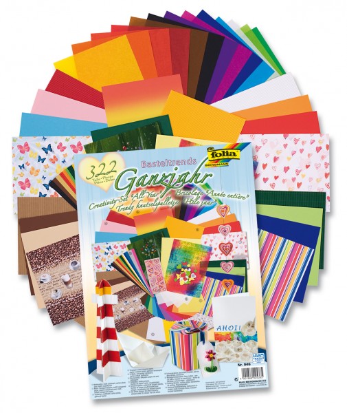 Basteltrends 322-teilig ”Ganzjahr”