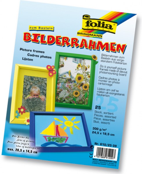 Bilderrahmen aus Fotokarton zum