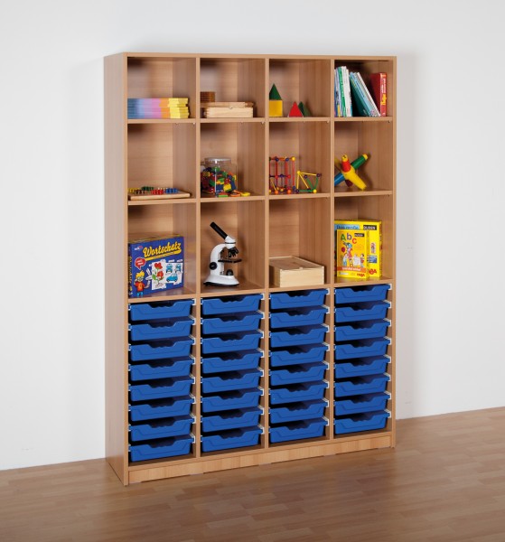ErgoTray Klassenraumregal 4reihig