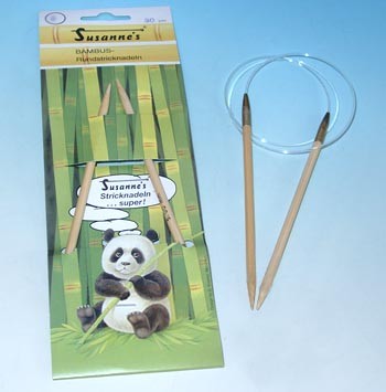 Bambus-Rundstricknadeln 4,0mm, 80cm