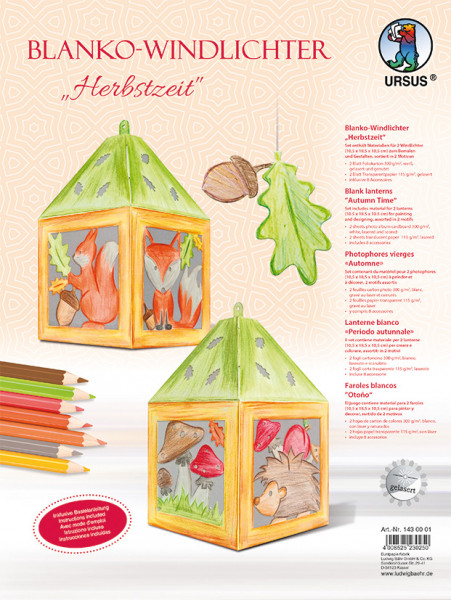 Laternen-Windlichter ”Herbstzeit”