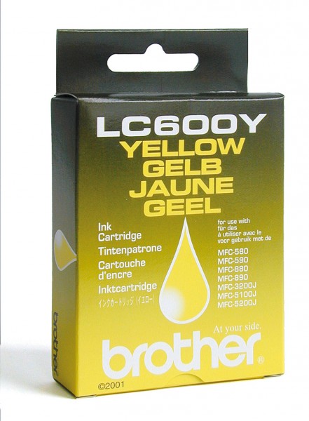 Brother-Patrone LC-600 Y gelb,