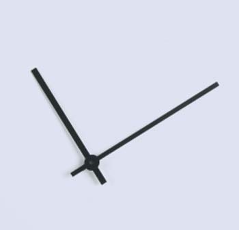 Zeiger aus Aluminium schwarz, matt
