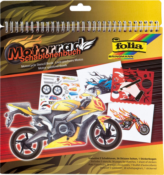 Schablonenbuch Motorrad