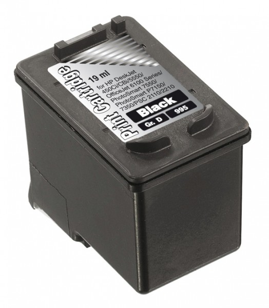 Tintenpatrone für HP, schwarz,