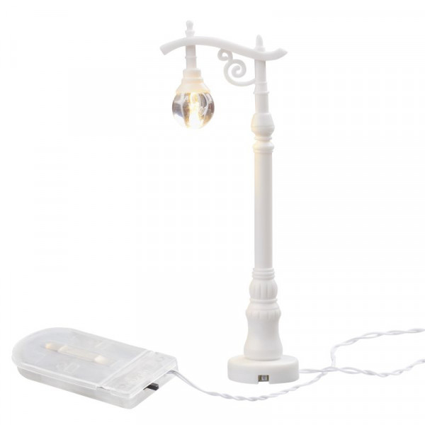 Wichtelzubehör Laterne weiss, ca. 10,5cm