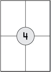 Universal-Etiketten 105x148mm,