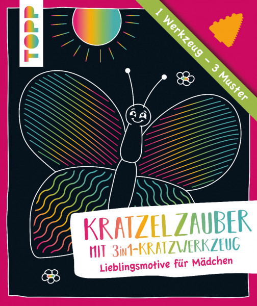 Kratzelzauber mit Kratzwerkzeug