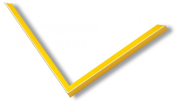 Alu-Rahmen gelb 21 x 30 cm