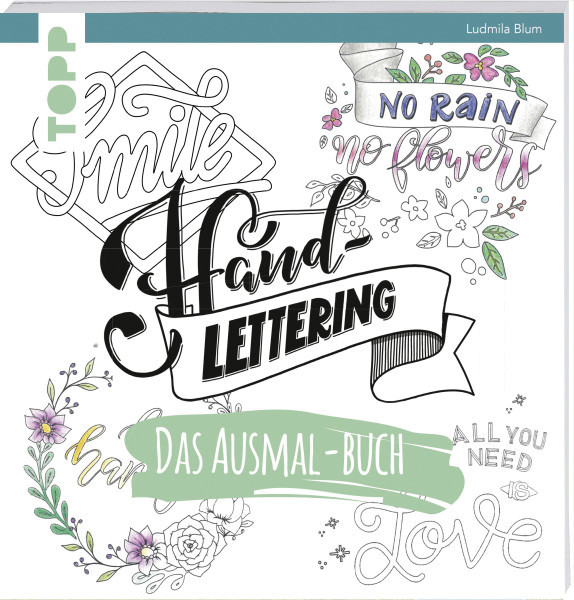 Handlettering - Das Ausmal-Buch