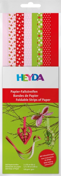 Papier-Flechtstreifen 160 Streifen