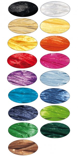 Bast Kunstbast Sortiment mit 15 Stk