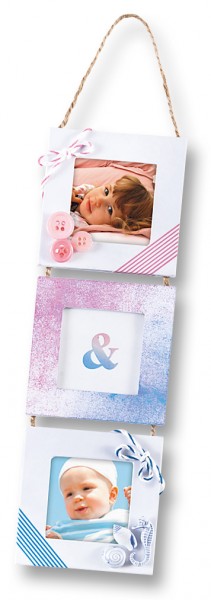 3er Bilderrahmen 75x75mm