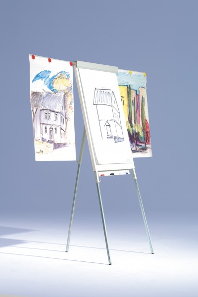 Flipchart stahl weiß