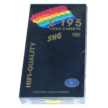 Video-Cassette VHS E 195 195 Min.