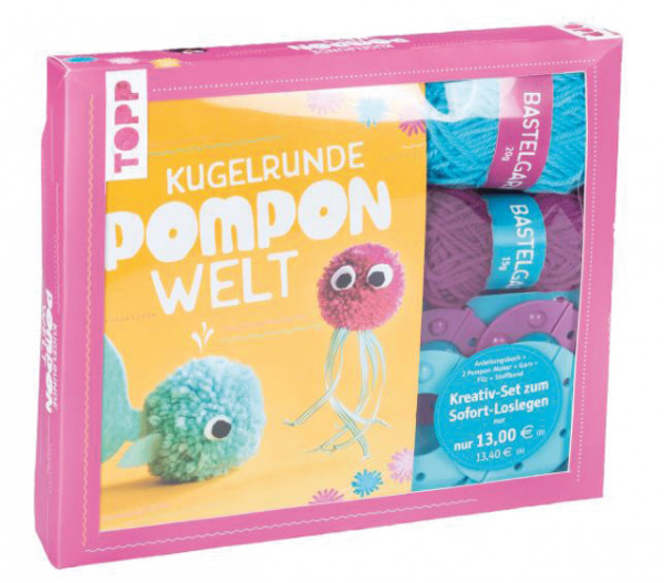 Kreativ-Set Kugelrunde Pompon-Welt