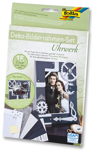 Bilderrahmen-Set ”Uhrwerk”