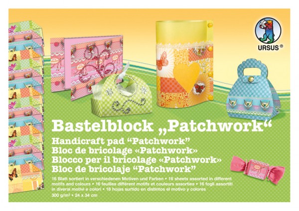 Bastelblock Patchwork 24x34cm,