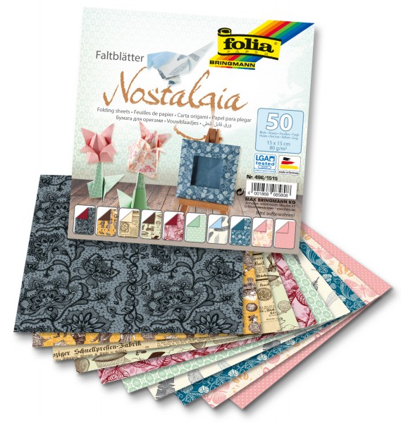 Faltblätter 80g/m², Nostalgia