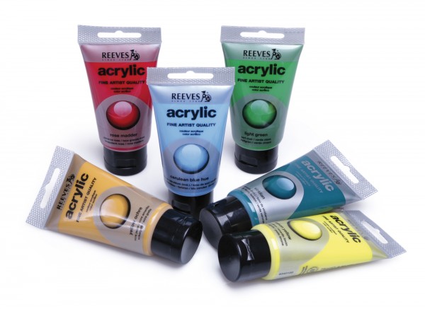 Reeves Acrylic brillantrot 200ml