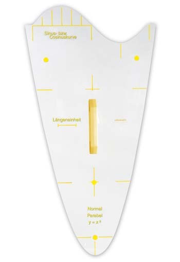 Parabel-Schablone 60 cm Sinus,