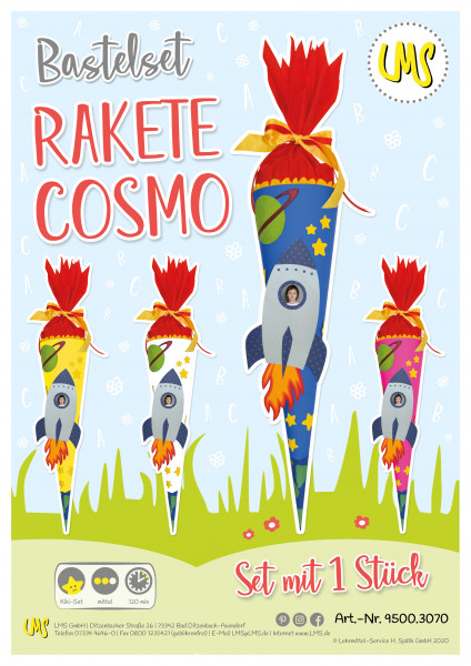 Wunsch-Schultüte ”Rakete Cosmo”