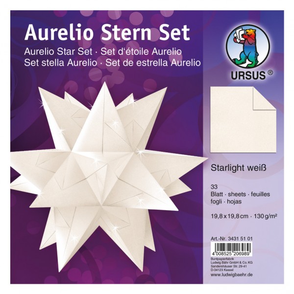 Aurelio-Stern ”Starlight” hochweiß